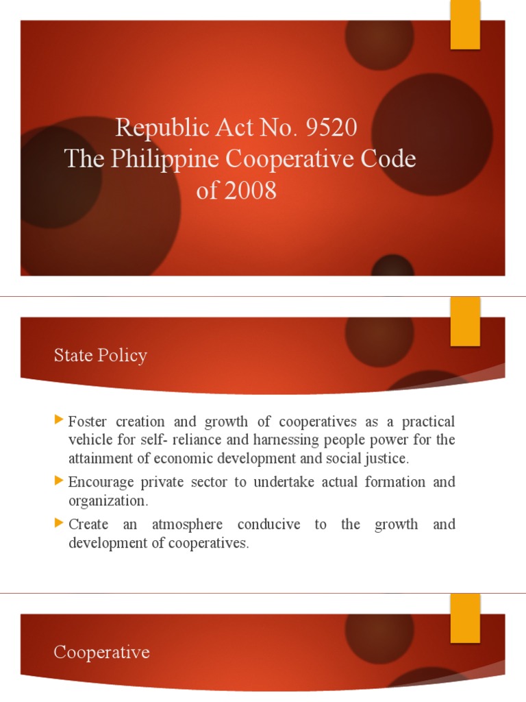 Cooperative Law PDF