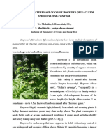 Kzr-2014!10!11 Makukh Ya., Remeniuk S., Moshkivska S. Biological Features and Ways of Hogweed (Heracleum Sphondylium) Control
