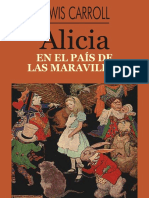 Alicia en El País de Las Maravillas Autor Lewis Carrol