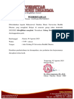 Pemberitahuan Mahasiswa