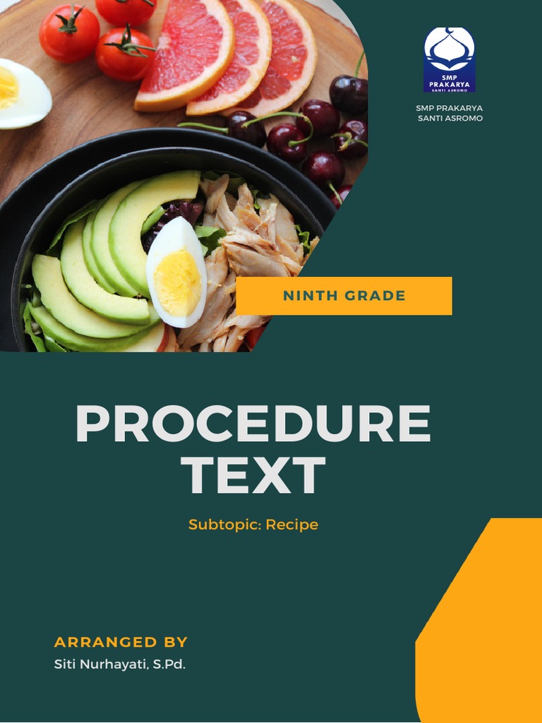 Fungsi Sosial Teks Prosedur Resep | PDF
