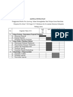 Jadwal Penelitian