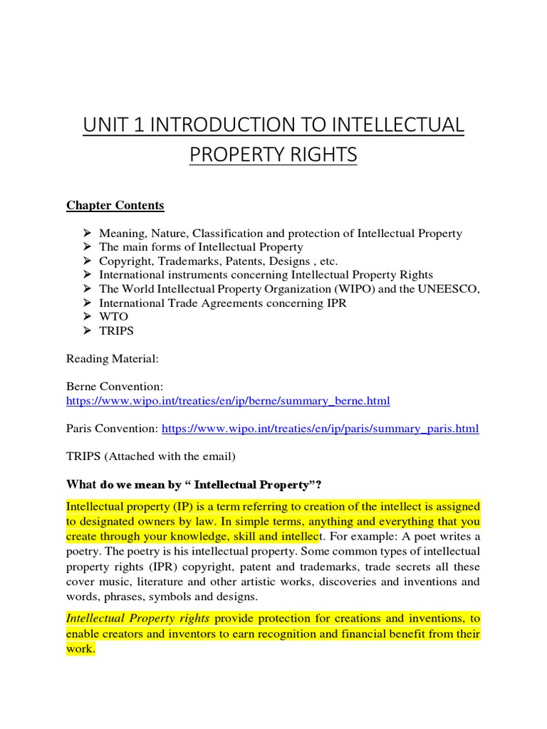unit-1-ipr-notes-pdf