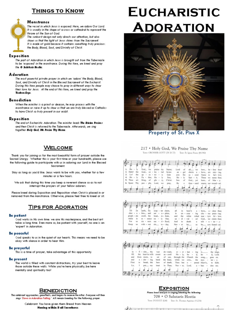 Adoration Booklet Pdf