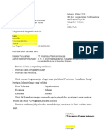 Surat Permohonan, Kuasa Dan Kesanggupan Peil Banjir PT. Hisamitsu Pharma Indonesia