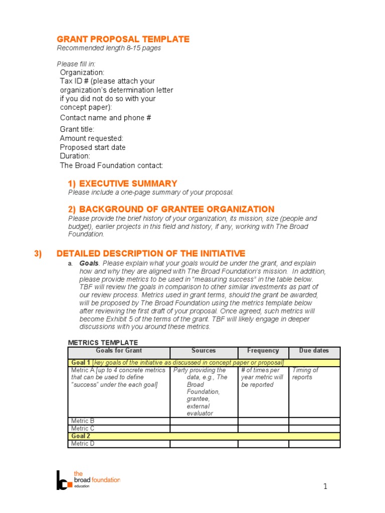 Grant Proposal Template  PDF  Expense  Budget Pertaining To Grant Proposal Budget Template