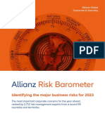 Allianz Risk Barometer 2023 Summary