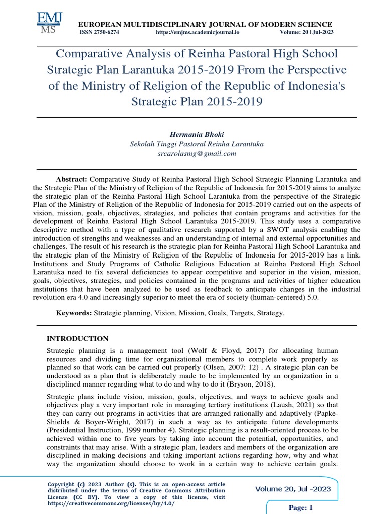 comparative-analysis-of-reinha-pastoral-high-school-strategic-plan