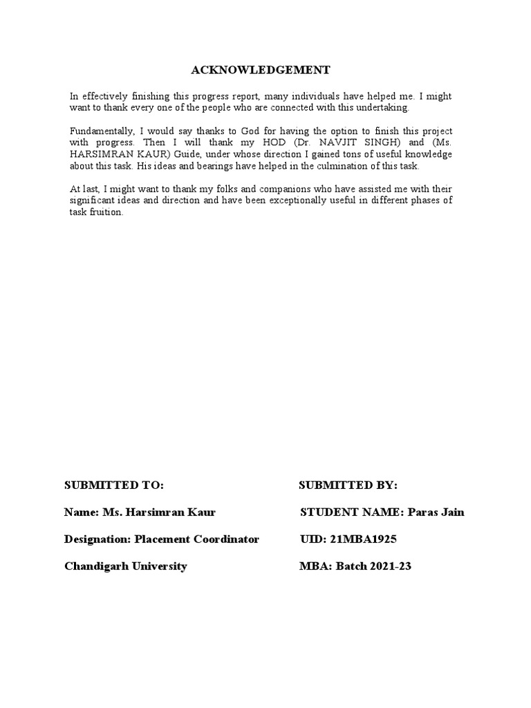 Paras jain progress report 1 pdf sampling statistics graduate