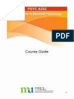 PSYC A232 Course Guide