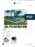 Pool-Überdachung - Poolabdeckung SkyCover® Harmony 3.7x6.3m