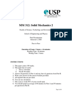 MM312 Final Exam Paper - 2020