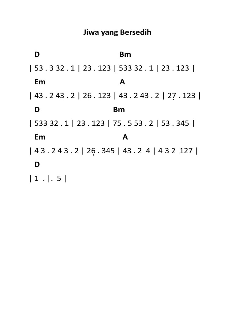 Jiwa Yang Bersedih | PDF