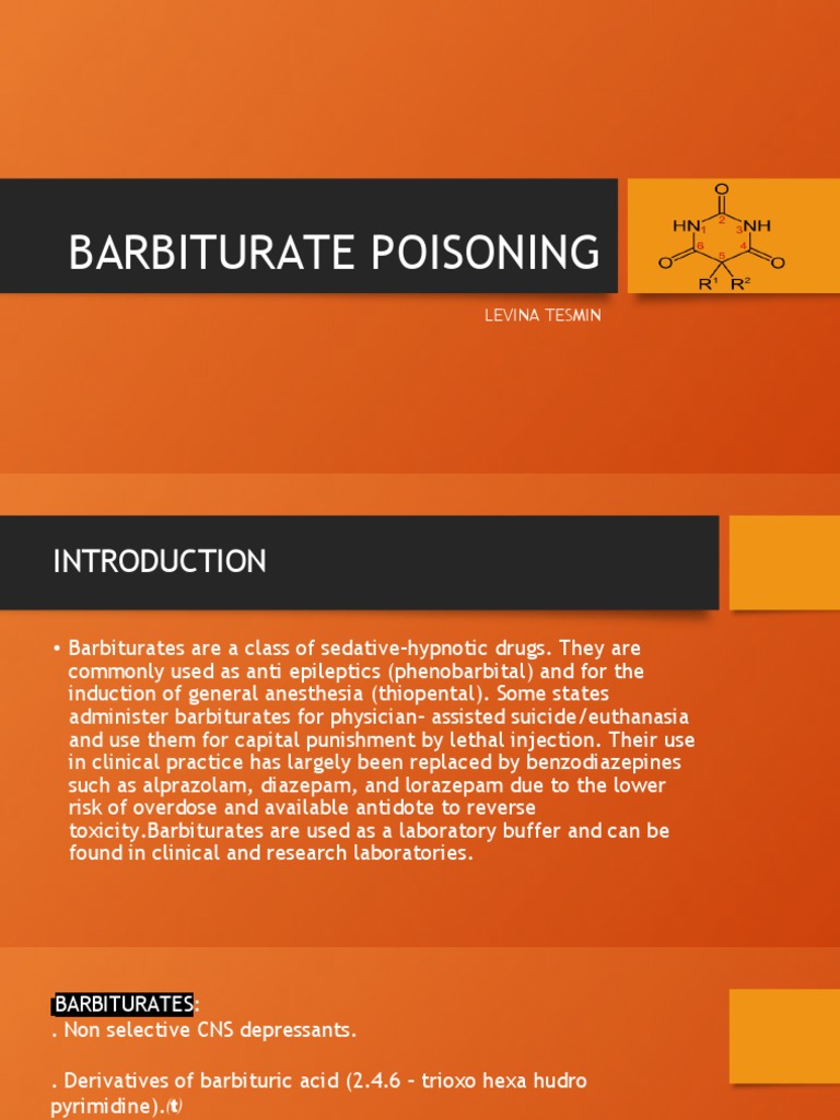 Barbiturate Poisoning: Symptoms & Treatment | PDF | Medicinal Chemistry ...