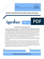 Agente Comunitário de Saúde (Todas As Áreas) : Concurso Público Fundo Municipal de Saúde de Jatobá (Pe)