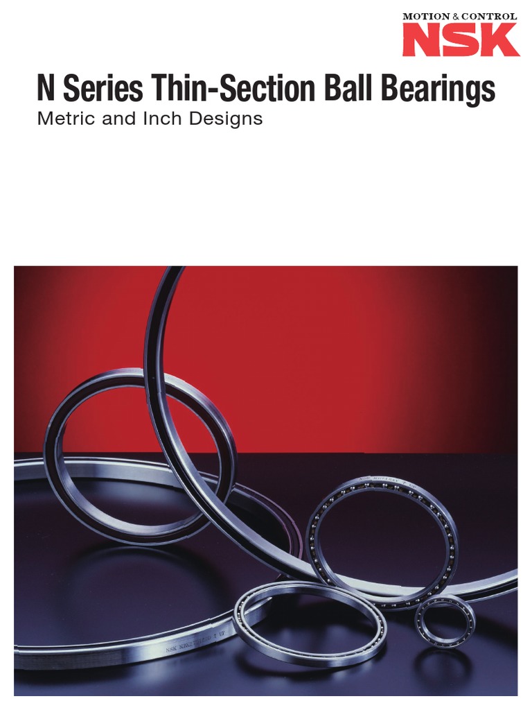 N Series ThinSection Ball Bearings Metric and Inch Designs PDF