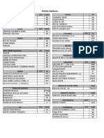 Lista de Pedido Da Gema 2018