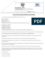 Aval de Recuperação de História 6º Ano A