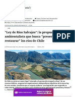 "Ley de Ríos Salvajes" - La Propuesta Ambientalista Que Busca "Preservar y Restaurar" Los Ríos de Chile - El Mostrador