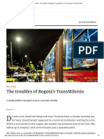 Not So Fast - The Troubles of Bogotá's TransMilenio - Economist.4Jan2020