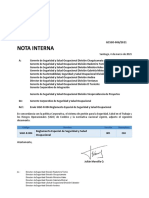 GCSSO-006 Envío SIGO-R-004 Reglamento Especial de Seguridad y Salud Ocupacional V.5