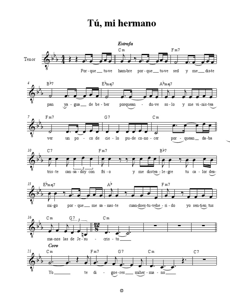 tu-mi-hermano-partitura-pdf