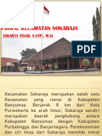 Profil Kecamatan Sokaraja: Jakarta Tisam, S.STP., M.Si