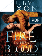 557476210 Ruby Dixon Serie Fireblood Dragon 01 Fire in His Blood 1