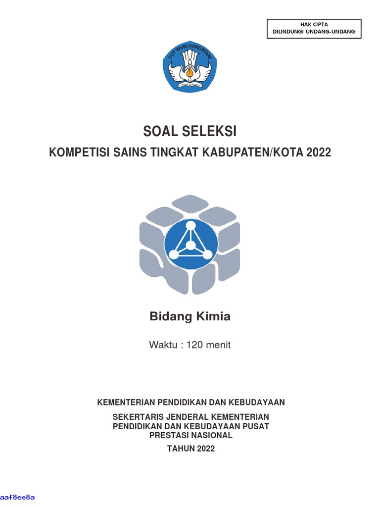 OSK KIMIA 2022 Oca Punya | PDF