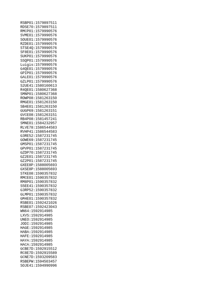 Game timestamps pdf