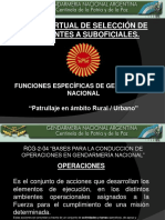Operaciones en Gendarmeria Nacional