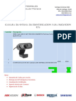 Cotizacion de Camara Sistema de Identificacion