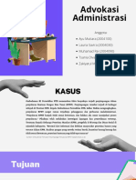 Kel 1 - Advokasi Administratif - 3c Peksos