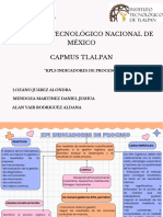 Instituto Tecnológico Nacional de México Capmus Tlalpan: "Kpi, S Indicadores de Proceso"
