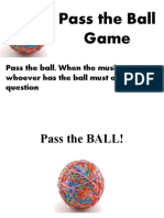 Pass The Ball Game Fun
