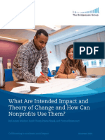 How Nonprofits Can Use Intended Impact and Theory of Change