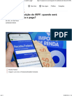 4º Lote Da Restituição Do IRPF Quando Será Liberada Consulta e Paga