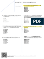 Advanced Vocabulary Test 1 - ESL Vocabulary Exercises