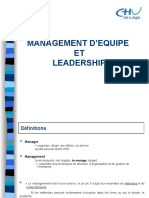 Management D'equipe Et Leadership