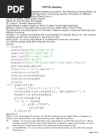 CSV and Stacks HW