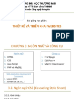 Bai Giang Web 03 - 2 - Web Programming Languages - CSS