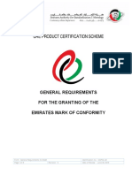 CAPOL-02 General Requirements For Emirates Quality Mark REV0