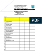 Daftar Hadir Ekskul Pramuka