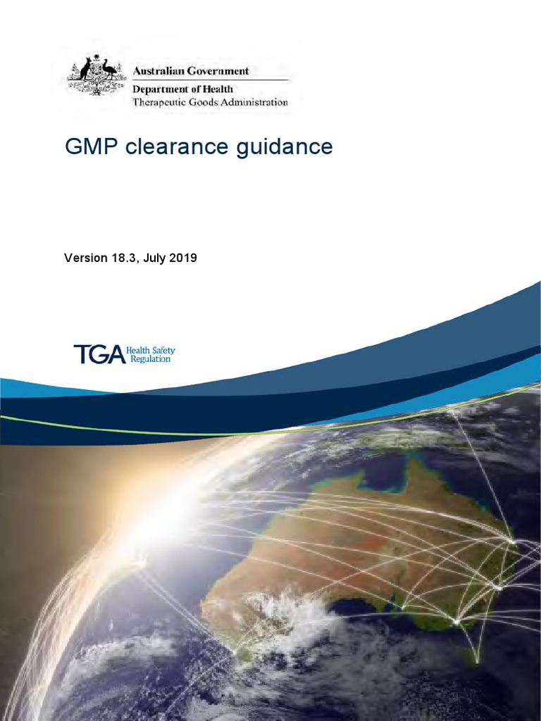 GMP Clearance Guidance PDF