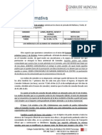 Nota Informativa octubre 2011