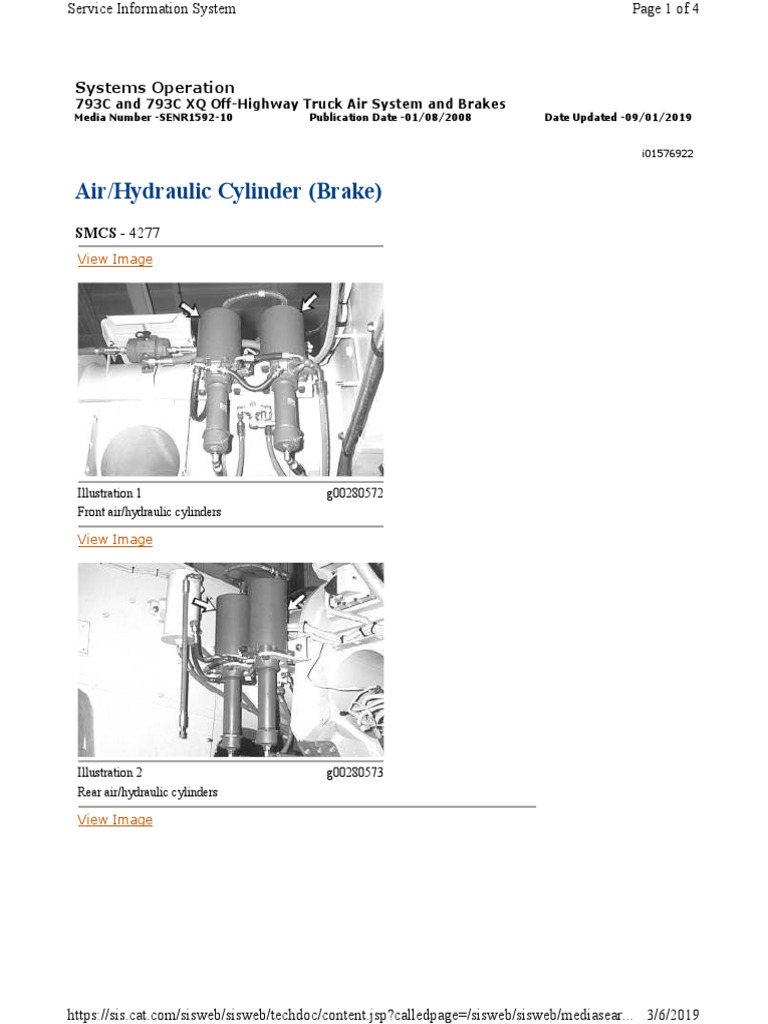 Air and Hydraulic Cylinder (Brake) | PDF | Piston | Valve