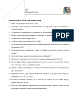 Preguntas Sobre Instalación Agua Fría Domiciliaria