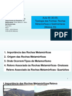 AULA 08 - Metamórfica - Sedimentar