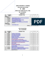 Anna University Affiliated Institutions Curriculum Details for M.E. VLSI Design