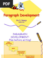 Paragraph Development